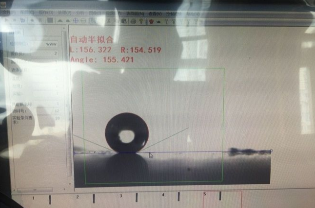 接触角测量仪测量粉末接触角